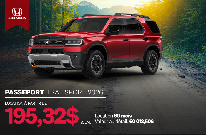 Bannière de Promotion Passport Trailsport 2026